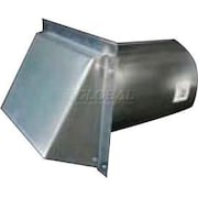 APPLIED APPLICATIONS INTERNATIONAL Speedi-Products Galvanized Wall Caps With Spring Damper SM-RWVD 10 10" SM-RWVD 10